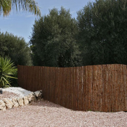Clôture Naturelle en ÉCORCE DE PIN 1mx5m