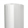 Canisse PVC BLANC Double Face 3m 