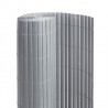 Canisse PVC GRIS Double Face 1mx3m 