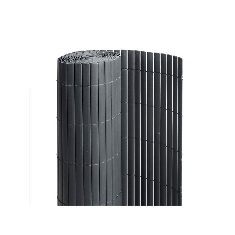 Canisse PVC ANTHRACITE Double Face 1mx3m 