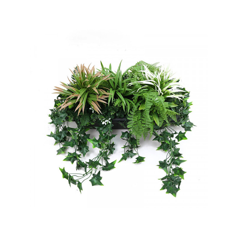 JARDINIERE Fougères et Lierre avec bac inclus