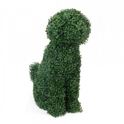 CHIEN BUIS ARTIFICIEL 3D
