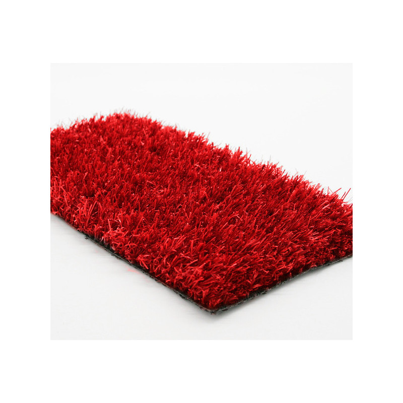 Echantillon gazon ROUGE 22mm