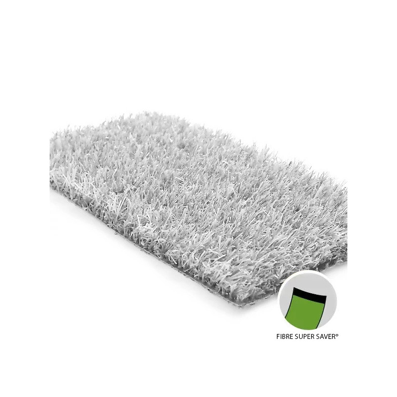 Echantillon gazon GRIS PALE 22mm