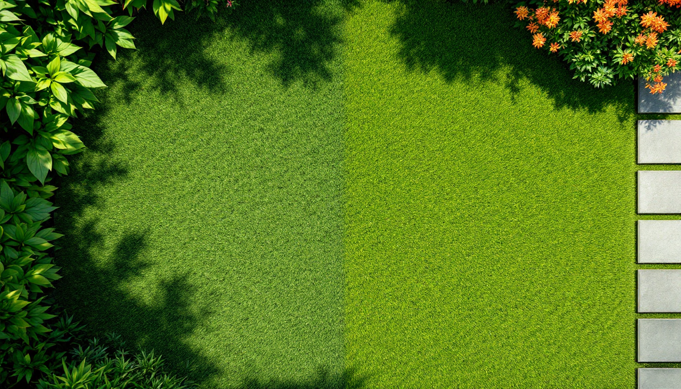 Pelouse artificielle ou naturelle