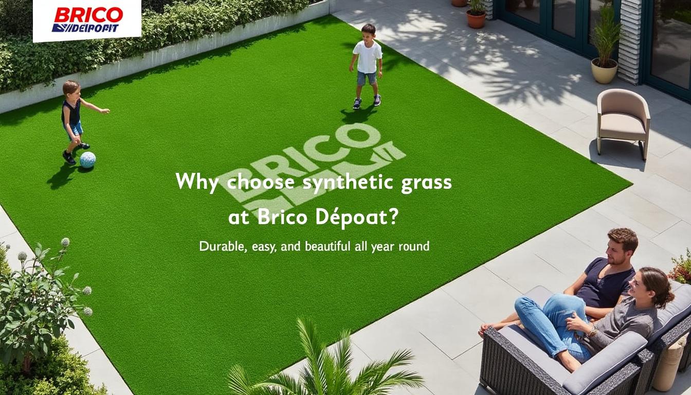découvrez les nombreux avantages du gazon synthétique proposé par brico dépôt. esthétique, facile à entretenir et durable, notre gamme de gazon synthétique est idéale pour embellir votre jardin ou votre terrasse tout en vous faisant gagner du temps. optez pour une solution écologique et sans souci avec brico dépôt.
