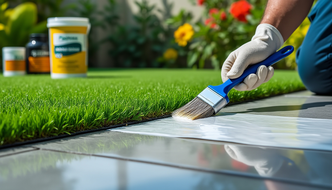 découvrez comment choisir la meilleure colle pour gazon synthétique extérieur afin d'assurer une installation durable et résistante aux intempéries.