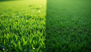 découvrez comment choisir entre un gazon synthétique brillant ou mat pour obtenir un rendu naturel parfait dans votre jardin.