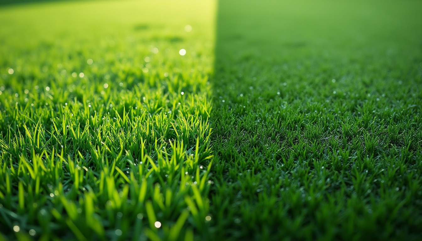 découvrez comment choisir entre un gazon synthétique brillant ou mat pour obtenir un rendu naturel parfait dans votre jardin.