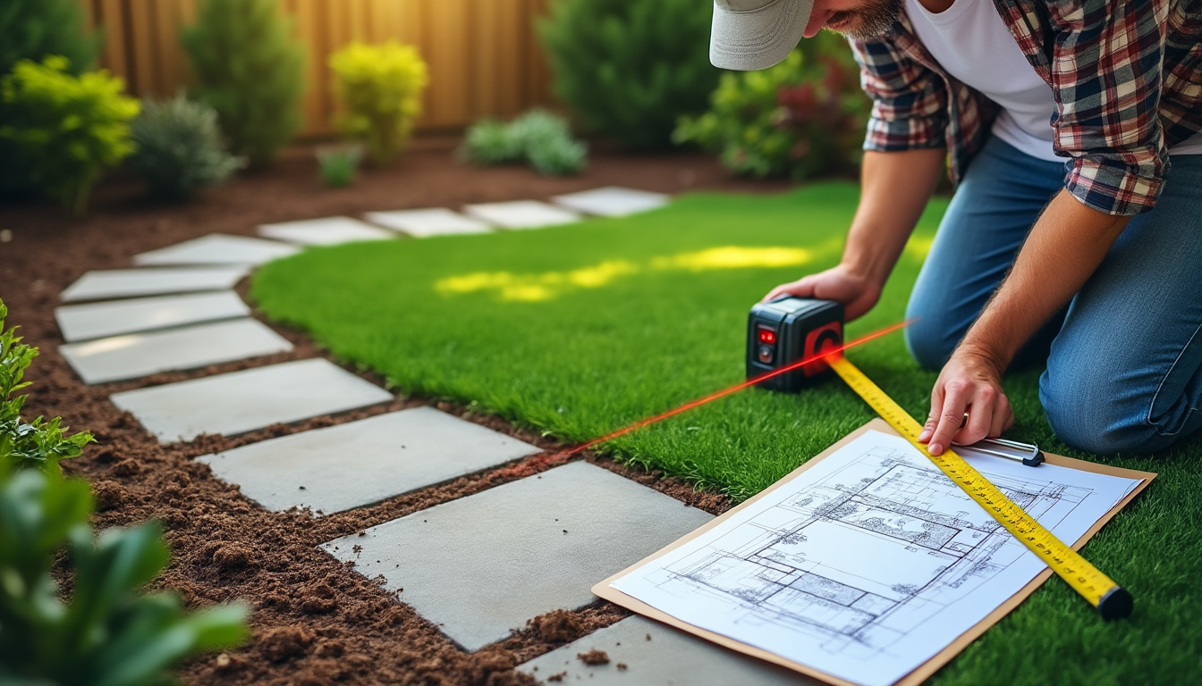 découvrez comment mesurer votre jardin et calculer la quantité de gazon synthétique nécessaire, en tenant compte des formes et des découpes.