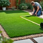 découvrez comment mesurer votre jardin et calculer la quantité de gazon synthétique nécessaire pour une pose réussie, sans surplus ni pénurie.