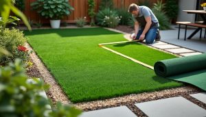 découvrez comment mesurer votre jardin et calculer la quantité de gazon synthétique nécessaire pour une pose réussie, sans surplus ni pénurie.